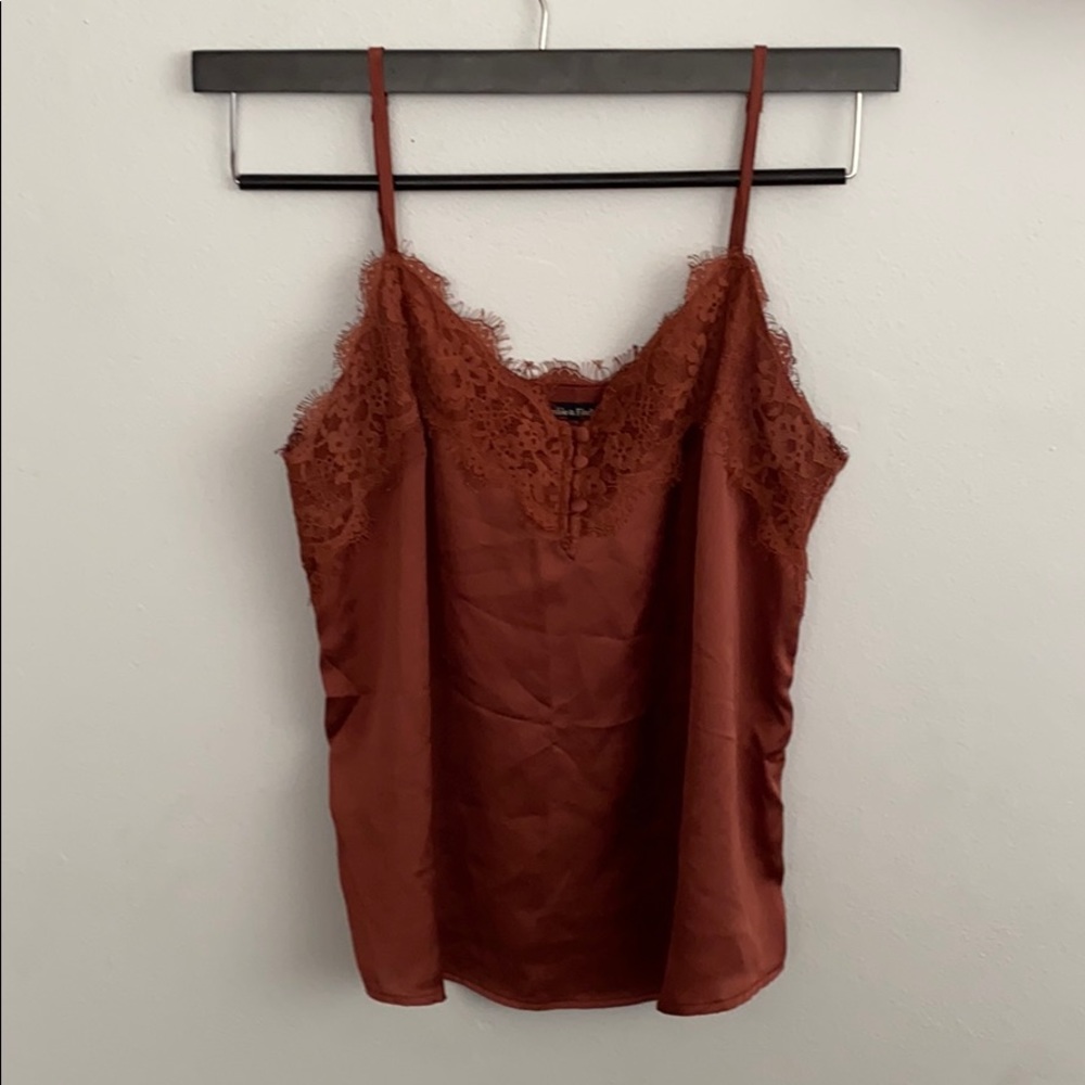 Rust Lace Cami